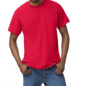 Gildan heavy cotton T-shirt. Men’s size X-Large. Lot of 19 shirts.